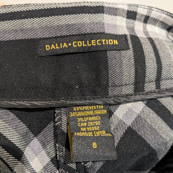 Plaid Trumpet Skirt Size 8 preppy fall - Picture 2 of 5